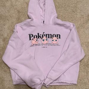 Pokémon Women Crop Hoodie Size M